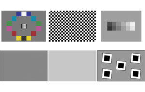 Set of ISO-16505 Test Charts (6 charts)