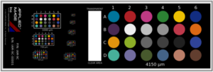 IAM-9-C NIST Traceable Color Transmission Calibration Slide