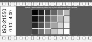 ISO-21550 Dynamic Range Film Target